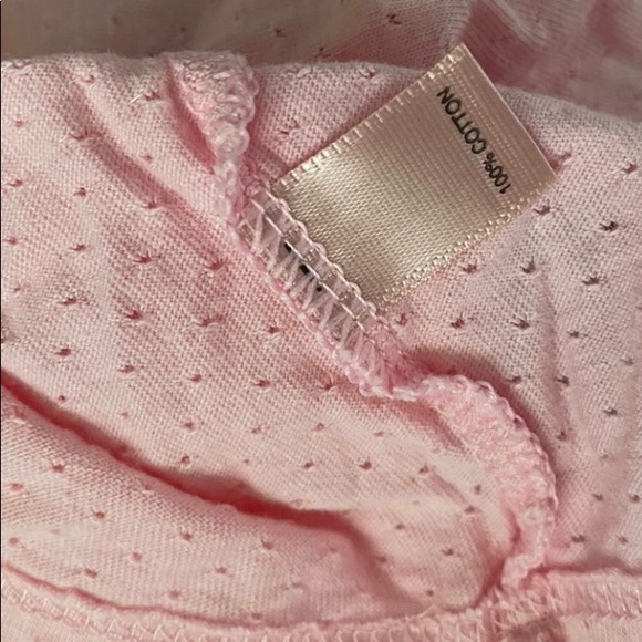 Agent Provocateur lg pink cotton crop top vintage - Picture 4 of 4